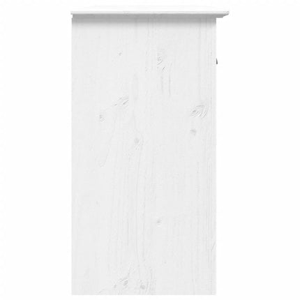 klædeskab BODO 115,5x44x80 cm massivt fyrretræ hvid