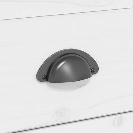 sofabord BODO 100x55x46 cm massivt fyrretræ hvid