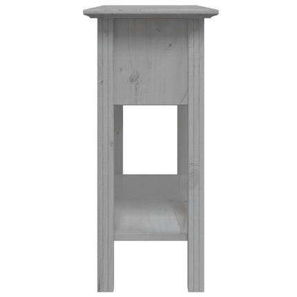 konsolbord BODO 91x35x74 cm massivt fyrretræ grå