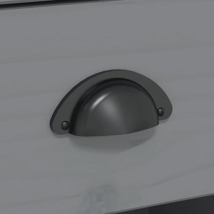 konsolbord BODO 91x35x74 cm massivt fyrretræ grå