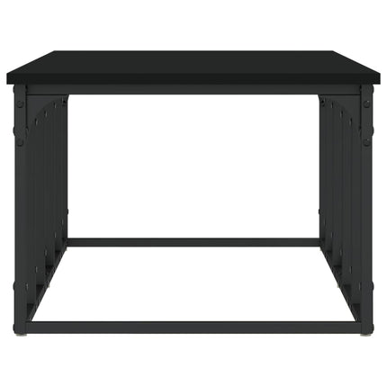 sofabord 100x50x35,5 cm konstrueret træ sort