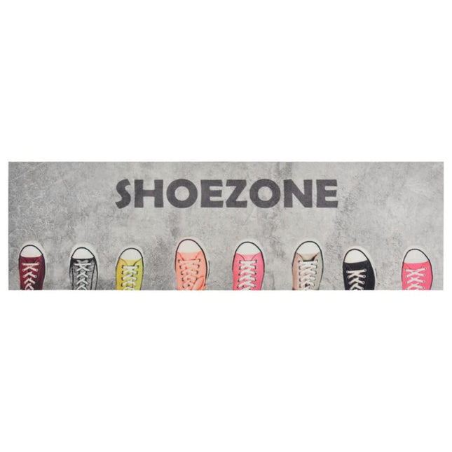 køkkentæppe 60x180 cm Shoezone-design vaskbart fløjl