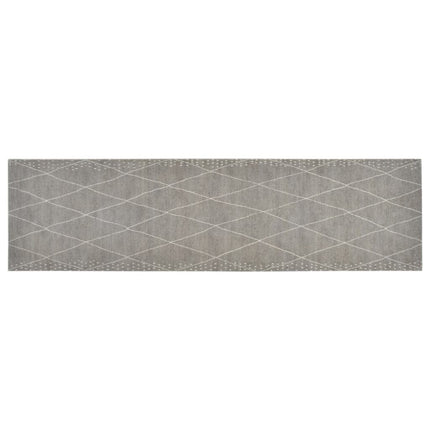 køkkentæppe 45x150 cm rombedesign vaskbart velour