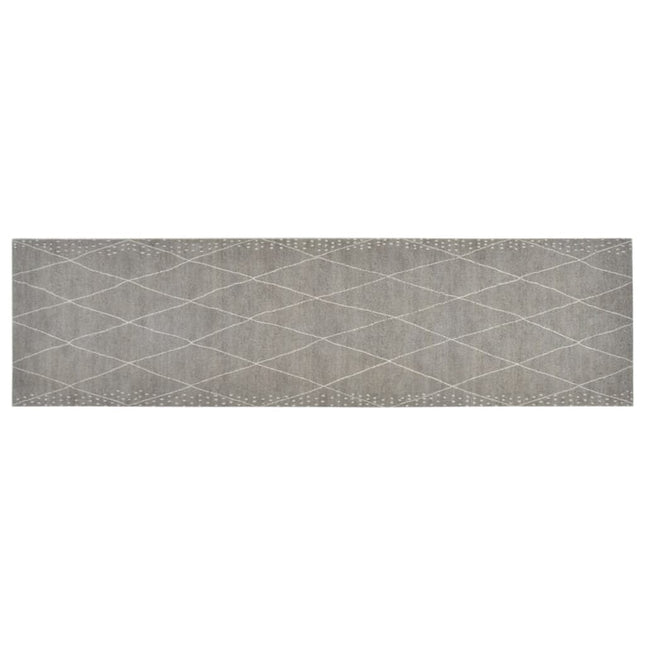 køkkentæppe 45x150 cm rombedesign vaskbart velour