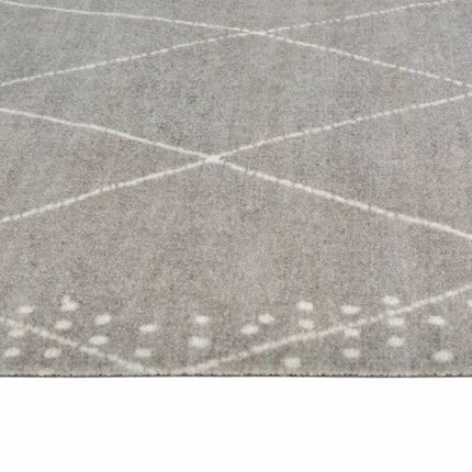 køkkentæppe 45x150 cm rombedesign vaskbart velour