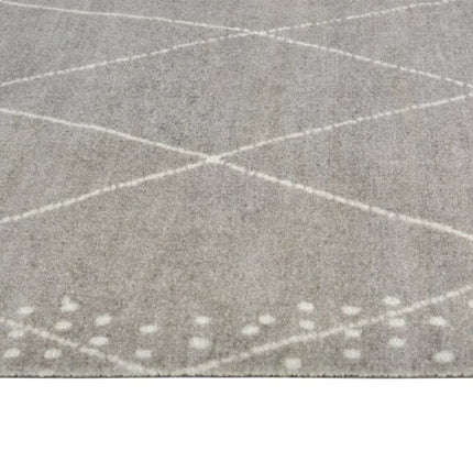 køkkentæppe 60x180 cm rombedesign vaskbart velour