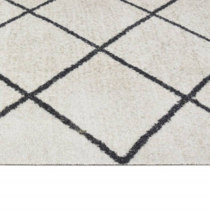 køkkentæppe 60x300 cm firkant vaskbart velour