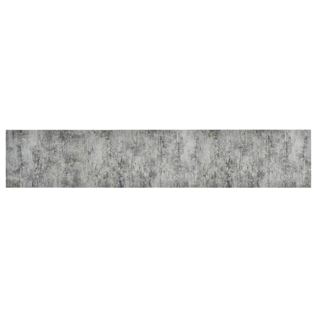 køkkentæppe 60x300 cm betondesign vaskbart velour