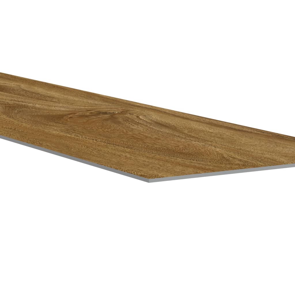 vægpaneler 4,12 m² trælook PVC brun