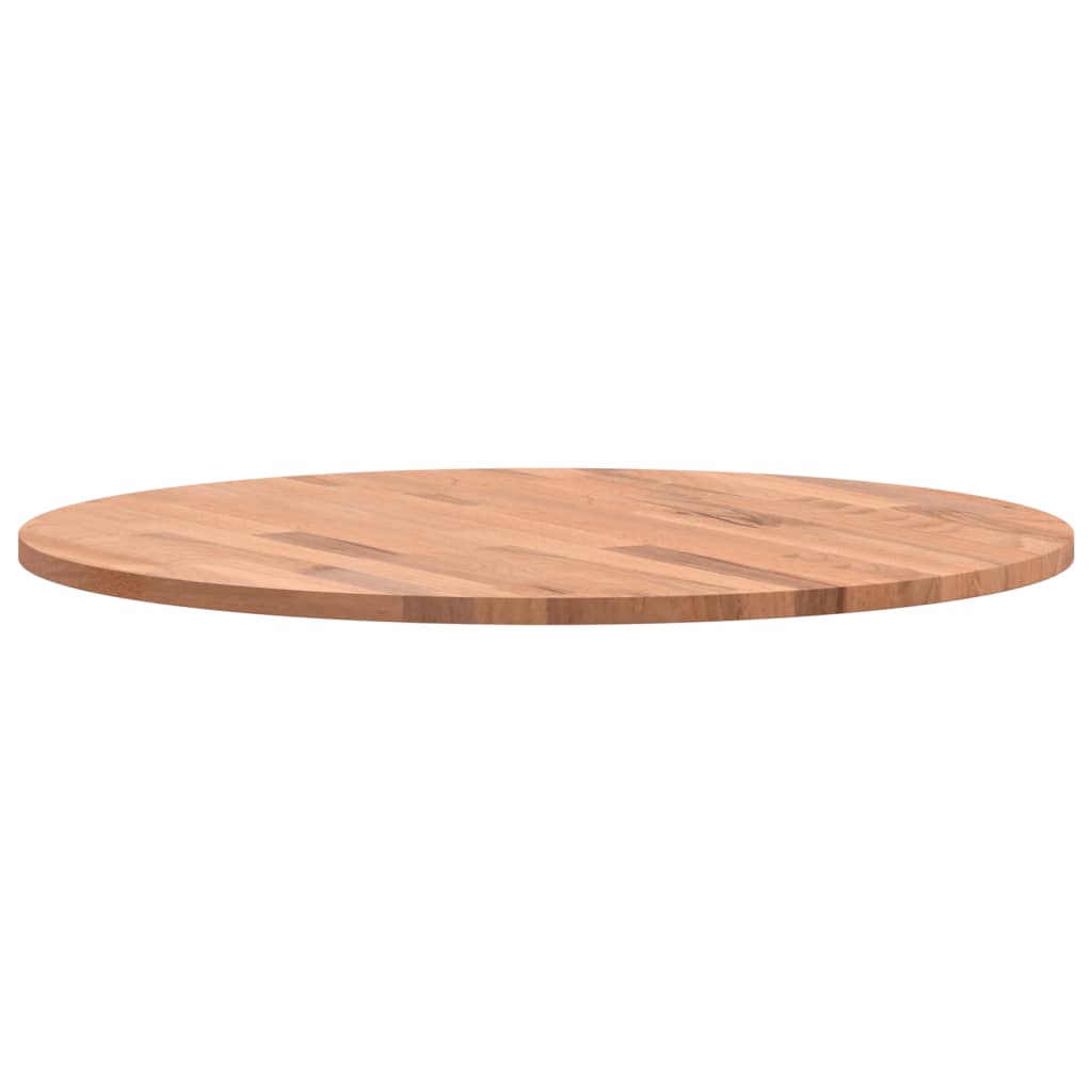 bordplade Ø60x1,5 cm rund massivt bøgetræ