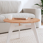 bordplade Ø60x1,5 cm rund massivt bøgetræ