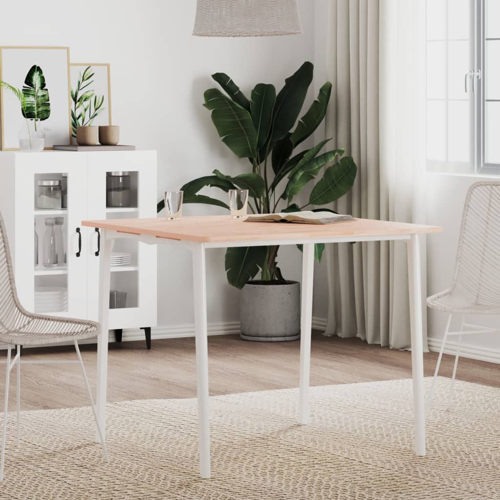 Bordplade i massivt bøgetræ 80 × 80 × 1,5 cm - firkantet