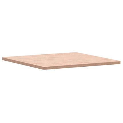 bordplade 80x80x2,5 cm firkantet massivt bøgetræ