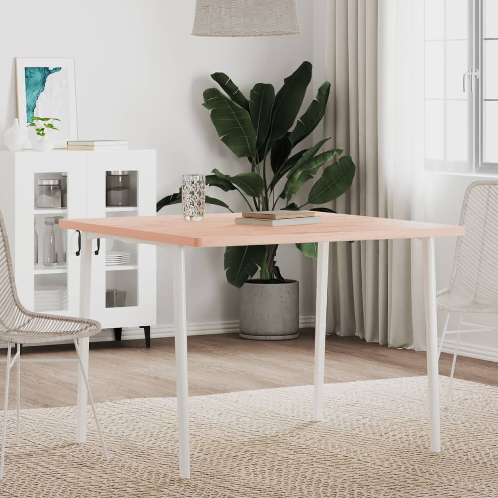 bordplade 90x90x2,5 cm firkantet massivt bgetr