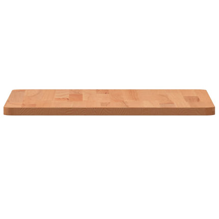 bordplade 40x40x1,5 cm firkantet massivt bøgetræ