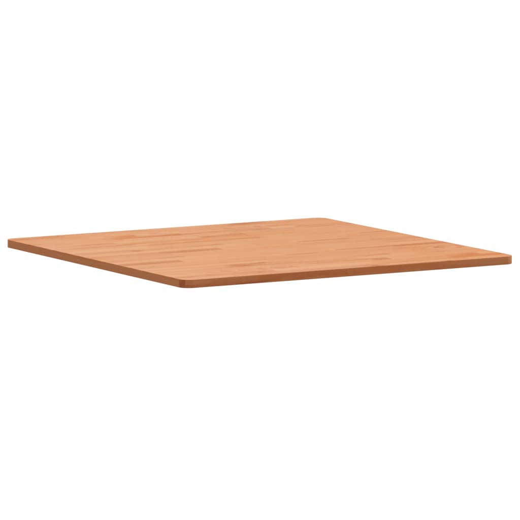 bordplade 70x70x1,5 cm firkantet massivt bøgetræ