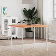 bordplade 80x80x2,5 cm firkantet massivt bøgetræ