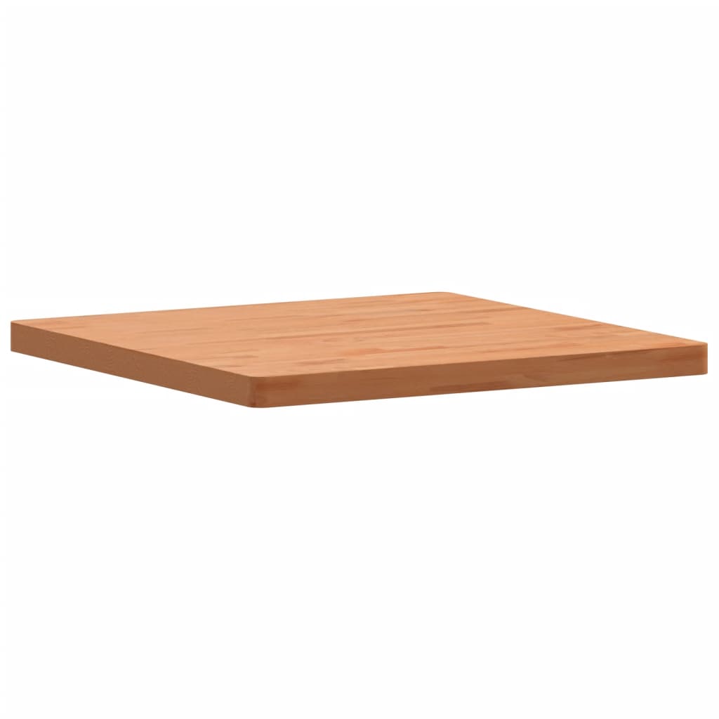 bordplade 70x70x4 cm firkantet massivt bøgetræ