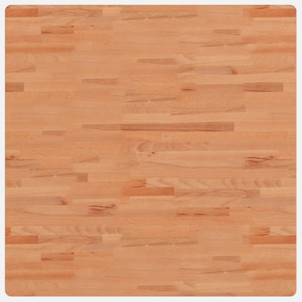 bordplade 90x90x4 cm firkantet massivt bøgetræ