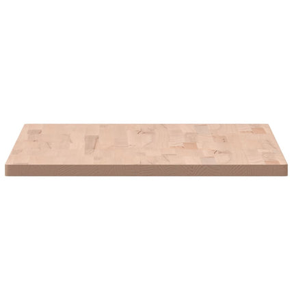 bordplade til badeværelse 100x60x2,5 cm massivt bøgetræ