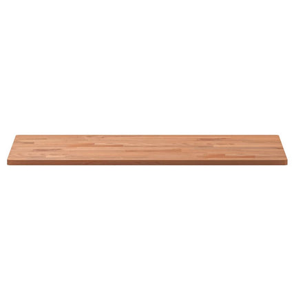 bordplade til badeværelse 80x40x1,5 cm ubehandlet massiv bøg