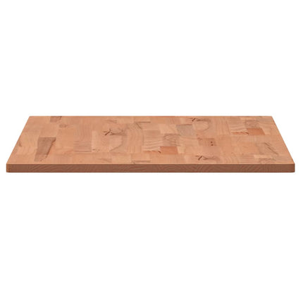 bordplade til badeværelse 80x40x1,5 cm ubehandlet massiv bøg