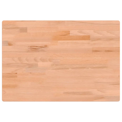 skrivebordsplade 80x55x2,5 cm massivt bøgetræ