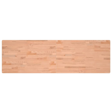 skrivebordsplade 180x55x2,5 cm massivt bøgetræ