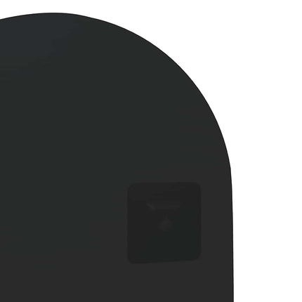 vægspejl med LED-lys 45x100 cm oval glas