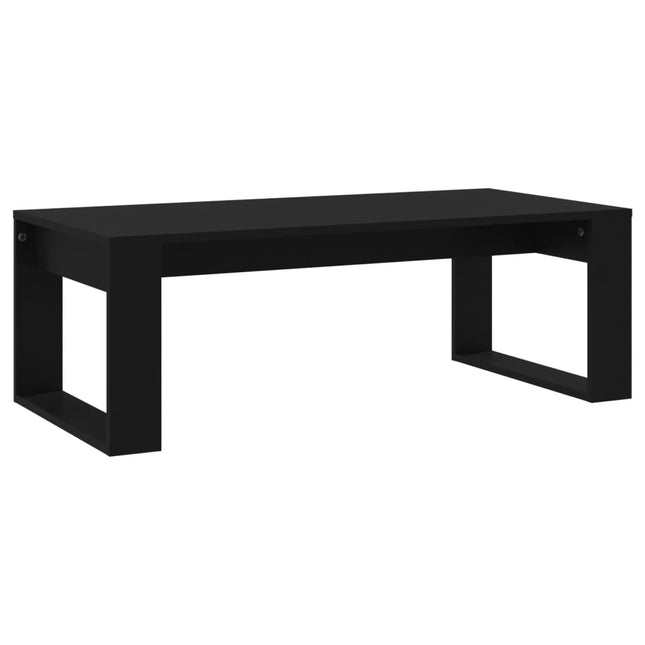 sofabord 102x50x35 cm konstrueret træ sort