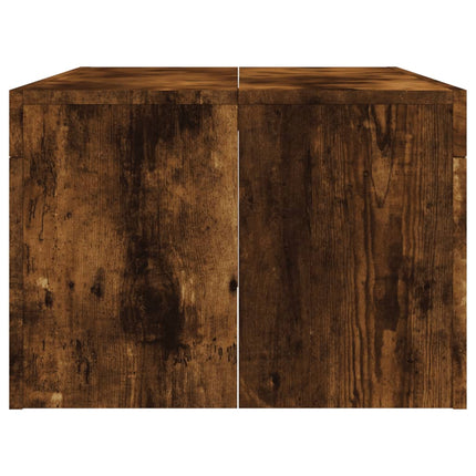 sofabord 102x50x36 cm konstrueret træ røget egetræsfarve