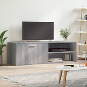 tv-bord 120x34x37 cm konstrueret træ grå sonoma-eg