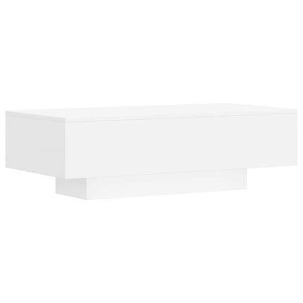 sofabord 100x49,5x31 cm konstrueret træ hvid