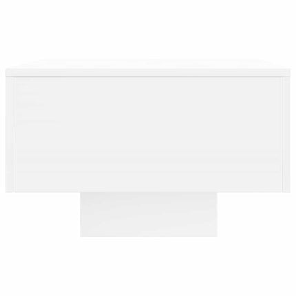 sofabord 100x49,5x31 cm konstrueret træ hvid