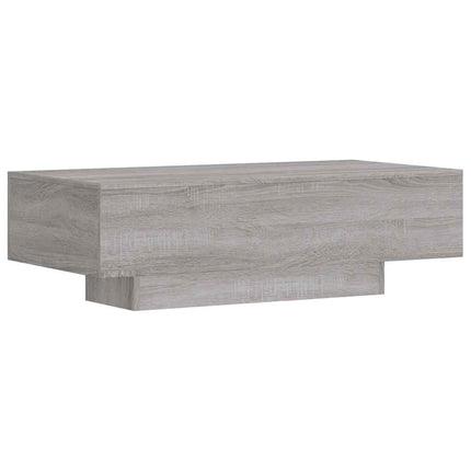 sofabord 100x49,5x31 cm konstrueret træ grå sonoma-eg