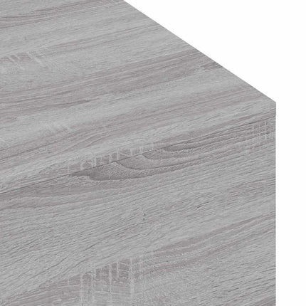 sofabord 100x49,5x31 cm konstrueret træ grå sonoma-eg