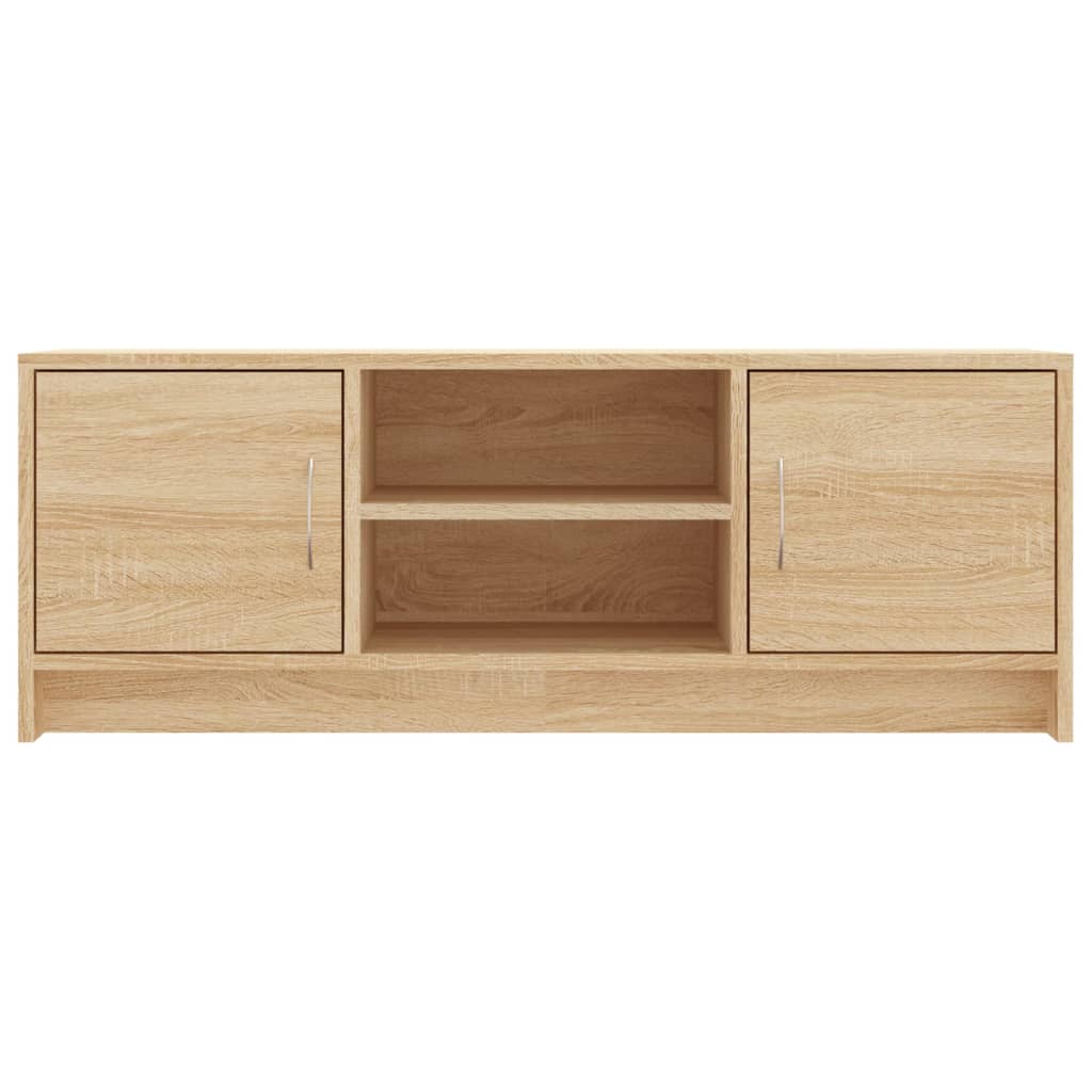 tv-bord 102x30x37,5 cm konstrueret træ sonoma-eg
