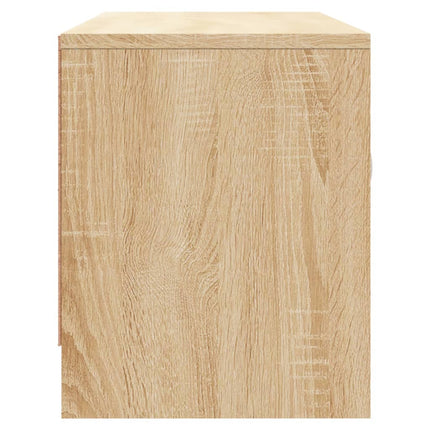 tv-bord 102x30x37,5 cm konstrueret træ sonoma-eg