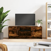 tv-bord 102x30x37,5 cm konstrueret træ røget egetræsfarve