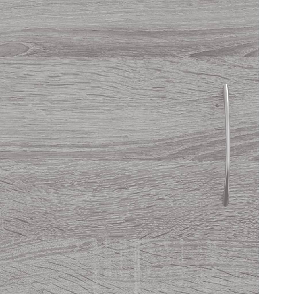 tv-bord 102x30x37,5 cm konstrueret træ grå sonoma-eg