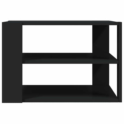 sofabord 58x58x40 cm konstrueret træ sort