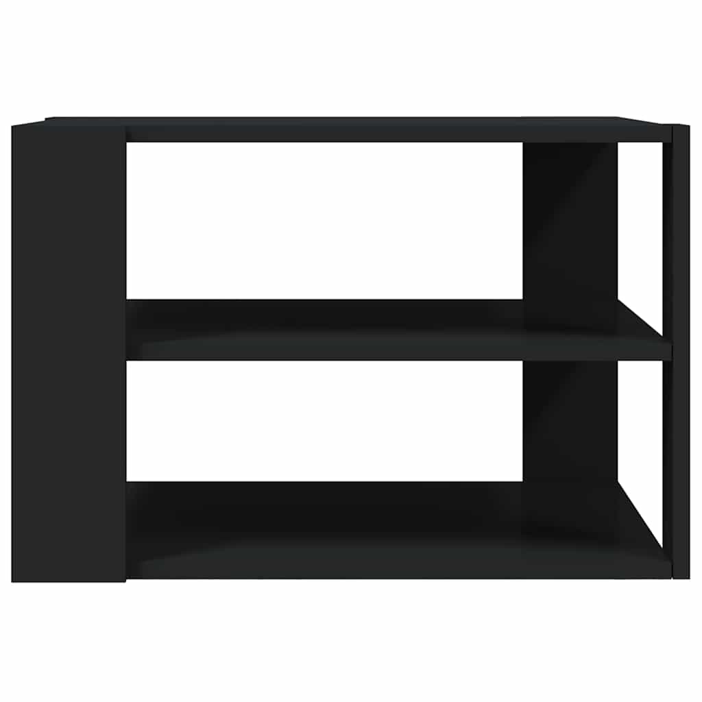 sofabord 58x58x40 cm konstrueret træ sort