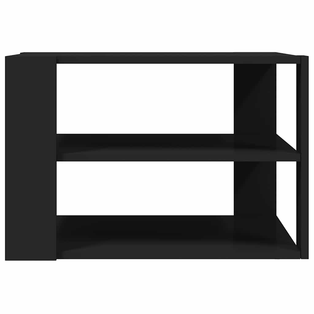 sofabord 58x58x40 cm konstrueret træ sort