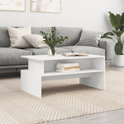 sofabord 90x55x42,5 cm konstrueret træ hvid