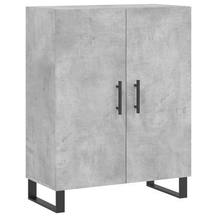 højskab 69,5x34x180 cm konstrueret træ betongrå