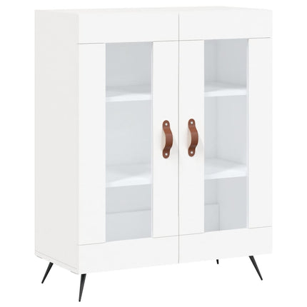 højskab 69,5x34x180 cm konstrueret træ hvid