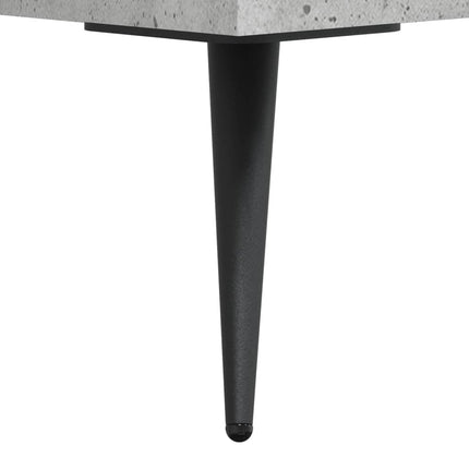 højskab 69,5x34x180 cm konstrueret træ betongrå