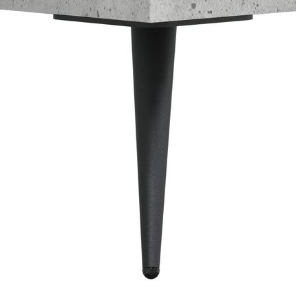 højskab 69,5x34x180 cm konstrueret træ betongrå
