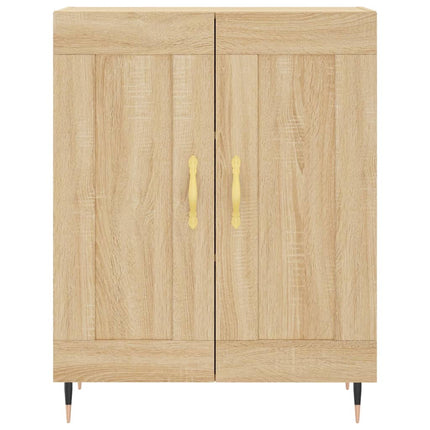 højskab 69,5x34x180 cm konstrueret træ sonoma-eg