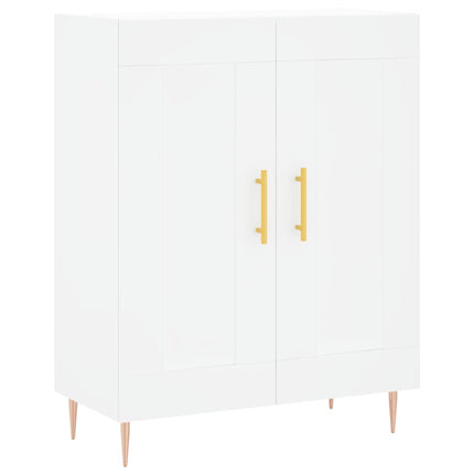 højskab 69,5x34x180 cm konstrueret træ hvid